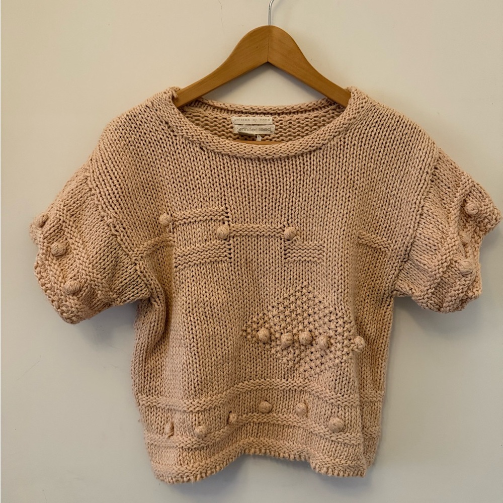 Cozy SILK Knit Crew Neck Sweater - Pink